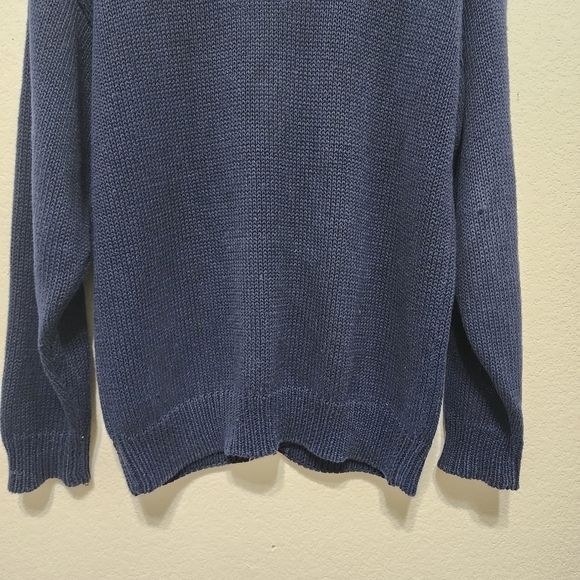 Vintage Worthington Embroidered Blue Cardigan M - Picture 5 of 13